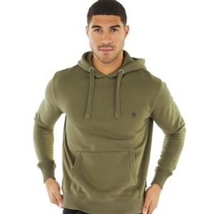 French Connection Mens Overhead Hoodie Khaki