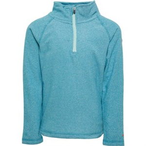 Trespass Girls Meadows 1/2 Zip Fleece Marine