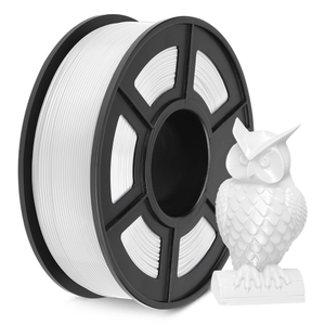 1 x High Speed PLA 3D Filament 1.75mm White - 1KG