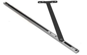 Mortice Restraining Stay 495mm Bright Zinc