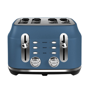 Rangemaster RMCL4S201SB Classic 4 Slice Toaster Stone Blue