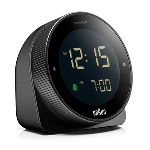 BC24 Braun touch display digital alarm clock - black