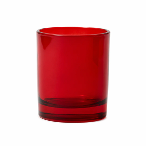 30cl Red Candle Glass - Box of 6