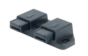 Double Magnetic Pressure Catch for Glass Doors Standard finish