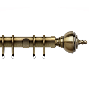 Vienna 28mm Curtain Poles Antique Brass