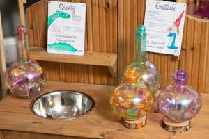 Large Luminous Potion Bottles from Hope Education - Pack of 4