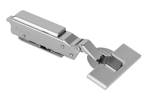Tiomos 110 Deg Overlay Soft Close Click-on Hinge For Doors 16 - 24 mm Thick Standard finish