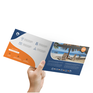 Leaflets with folds