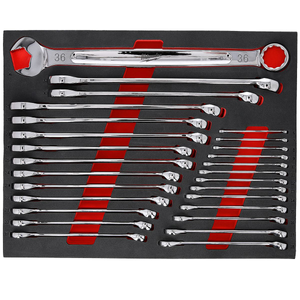 Milwaukee 4932493247 27 Piece MAX BITE Combination Spanner Foam Set
