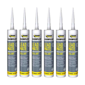 Everbuild LEAD Mate Sealant Grey 295ml (6 Pack)