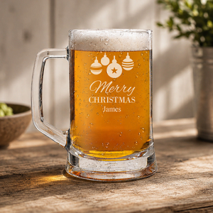 Bauble Glass Beer Mug