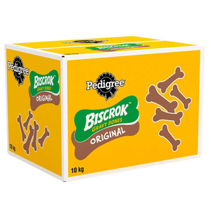 PEDIGREE Biscrok Gravy Bones Biscuits Original Dog Treats, 10kg