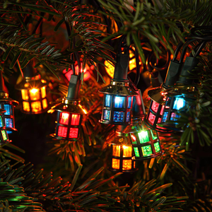 Traditional Victorian Multi Coloured LED Outdoor Christmas Fairy Lights