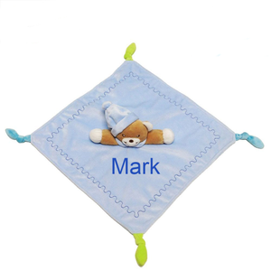 Personalised Embroidery Soft Bear Comforter