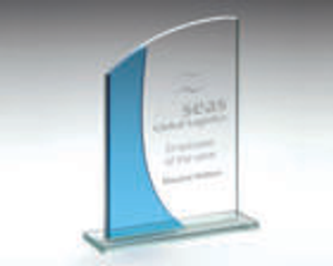 Clear & Blue Glass Award