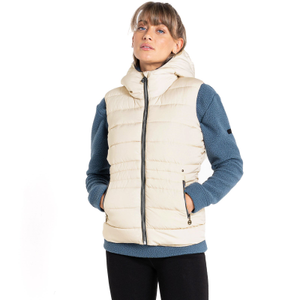 Dare 2b Womens Reputable Hooded Bodywarmer - 18 / Pelican