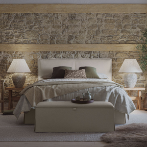 Orla Ottoman Bed, Natural, Double