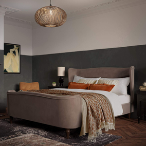 Charlotte Bed, Double - Chocolate