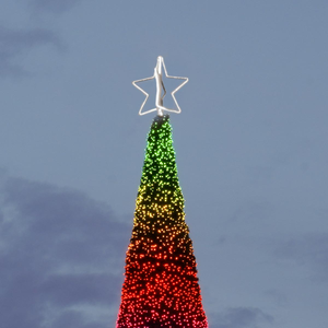 ConnectPro® Connectable Outdoor 3D Star Tree Topper