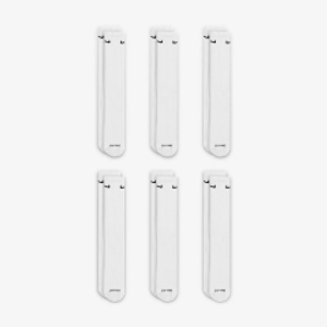 Nike Everyday Plus Cushioned x 6 Calze - White/Black