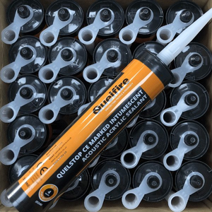 QuelStop Intumescent Acoustic Acrylic Sealant 310ml (Pack of 25)