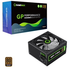 GameMax GP750 750W 80 Plus Bronze Wired Power Supply