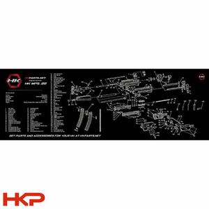 HK MP5 .22 Bench Mat