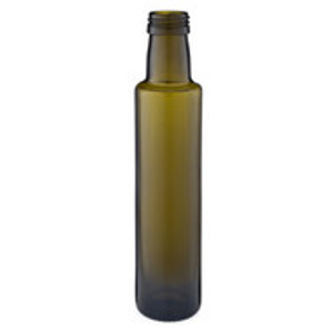 3.4 oz Green Glass Dorica Oil Bottles (Cap Not Included) - BG115