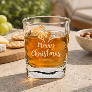 Star Engraved Tumbler Glass