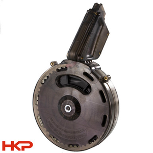 HK416 Magazine - 50 Round Drum - .22LR - Translucent
