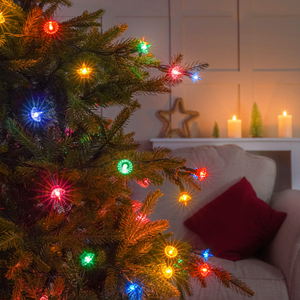 Traditional Pickwick Multi Coloured LED Outdoor Christmas Tree Fairy Lights