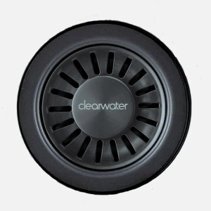 Clearwater matt black 90mm waste kit