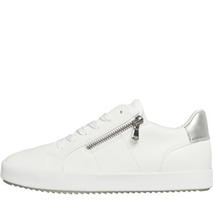 GEOX Womens Blomiee Trainers Optic White