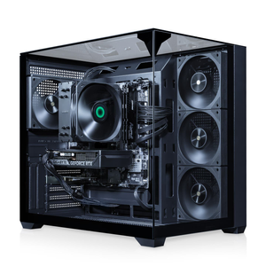 AWD-IT Pure Black Ryzen 5 8400F 6 Core Nvidia GeForce RTX 5060 8GB Desktop PC for Gaming