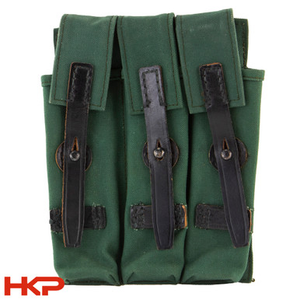 HK MP5, HK94, SP89 Magazine Pouch - 3 Straight Mags - 30 Round - Canvas