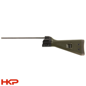 HK91, G3, PTR A2 Fixed Buttstock, Complete - OD Green - Surplus
