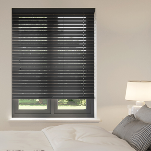 Ecowood, True Black Satin - Venetian Blind