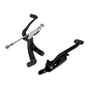 Doss Forward Control Kit In Black Finish For 2018-2023 Softail Street Bob, Low Rider / S / ST / El Diablo And Standard Models (78668B)