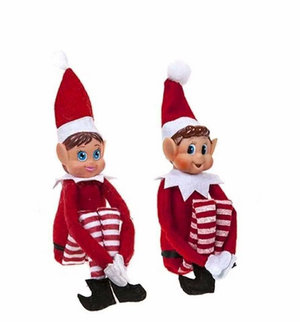 Naughty Elves Red Pack Of 2