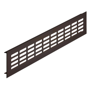 Concealed Fix Ventilator Grille 60 x 500 mm Dark Bronze