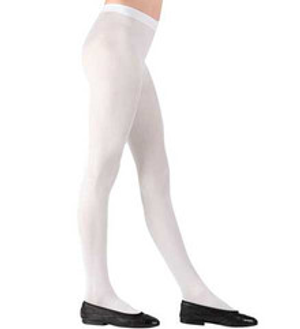 Kids White Tights