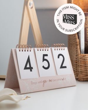 Wedding Countdown Calendar