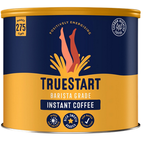 TrueStart Barista Grade Instant Coffee Tin Rich & Smooth Energising Colombian Medium Arabica 500 g