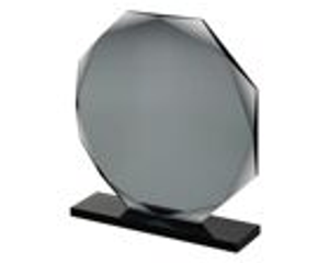 Smoked Octagonal Glass Award