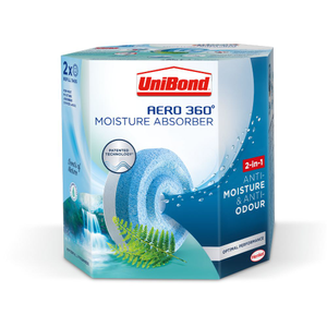 UniBond Aero 360 Moisture Absorber Refill 2 x 450g - Waterfall Freshness