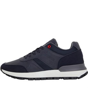 Lambretta Mens Echo 2 Trainers Navy