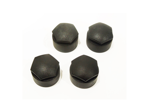 Genuine VW SEAT Audi Skoda Wheel Bolt Nut Cover Cap Set (x4) (For Locking Nuts Only) (4M0601173C)