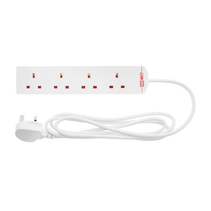 4 Way Extension Lead 2m Blister Pack