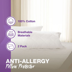Anti Allergy Pillow Protector Pair