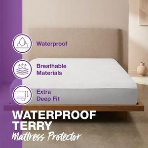 WATERPROOF TERRY KING Mattress Protector
